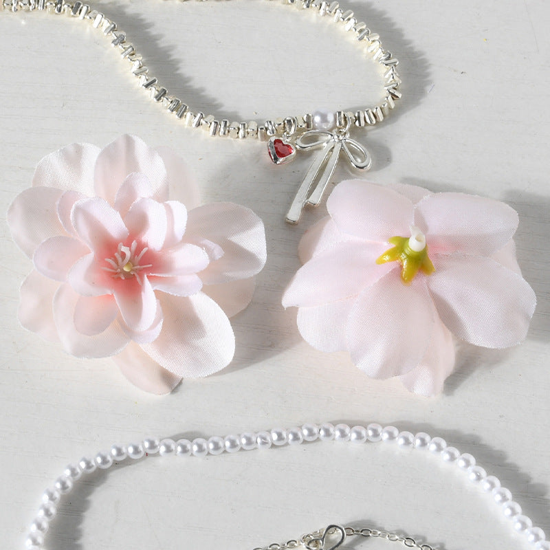 Elegante florale Haarklammern