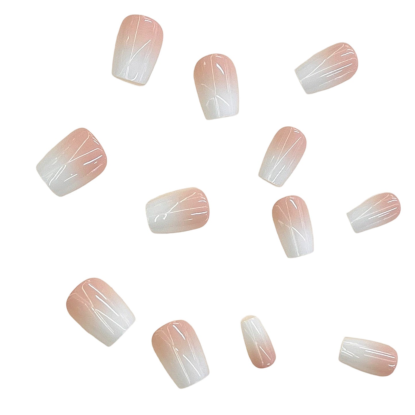 Premium Natural Finish Press-On Nail Set Brehn