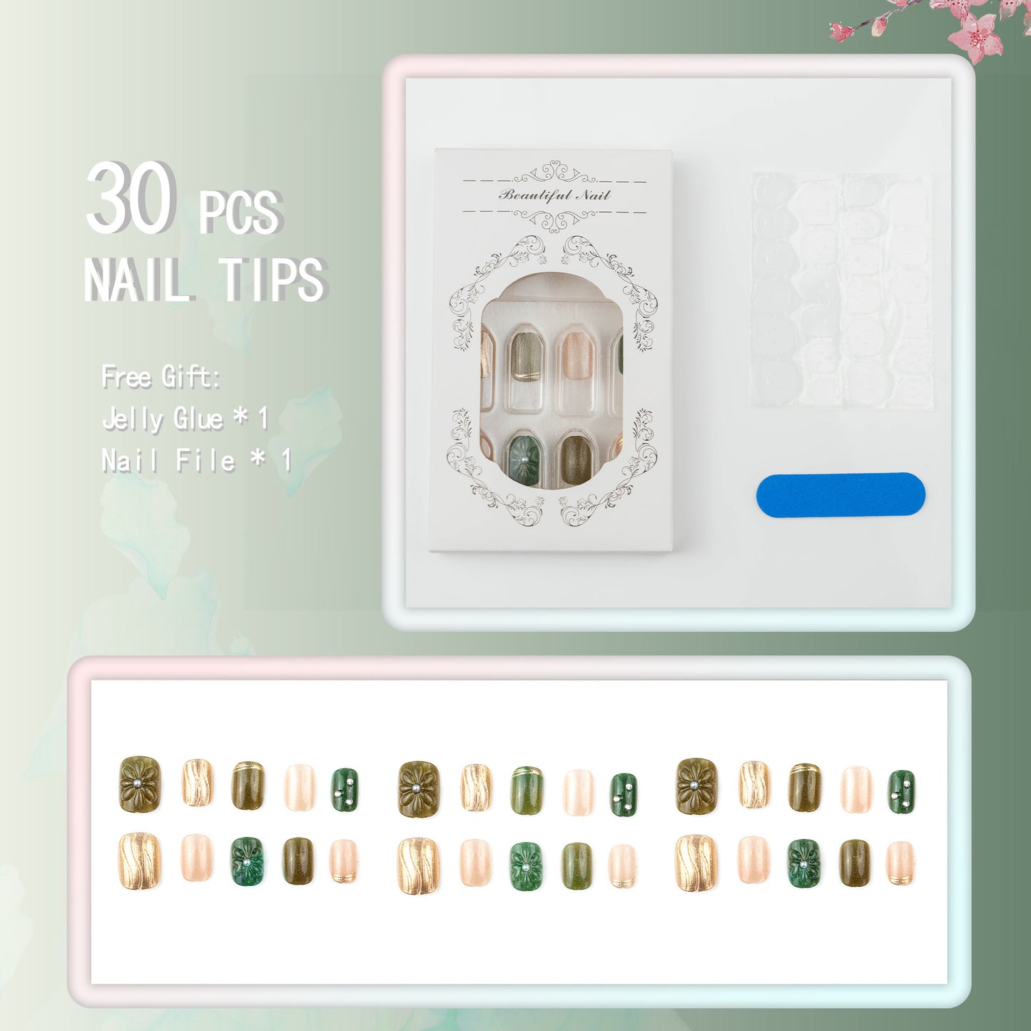 Kreatives Nagelset Brehn
