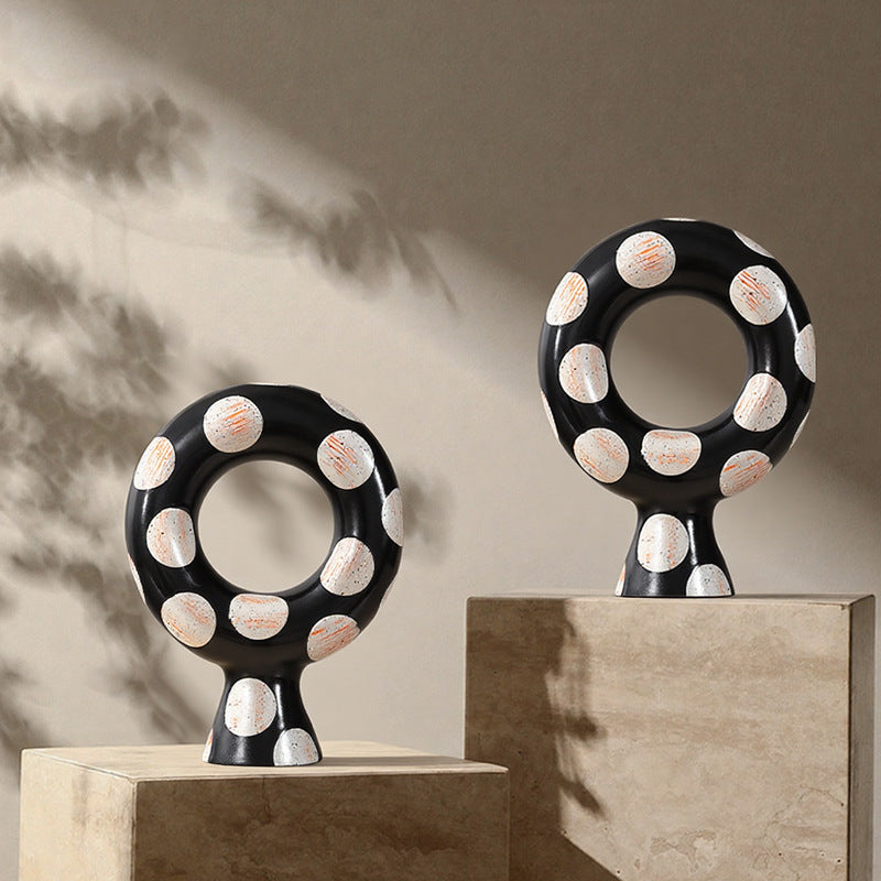 Künstlerische abstrakte Blumenvase