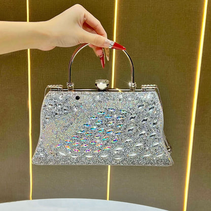 Luxuriöse Strass Abendhandtasche