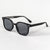 Damen modische Sonnenbrille mit markantem rechteckigen Rahmen und UV-Schutz Brehn