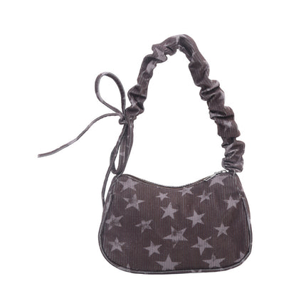 Stylishe Sternenprint-Handtasche