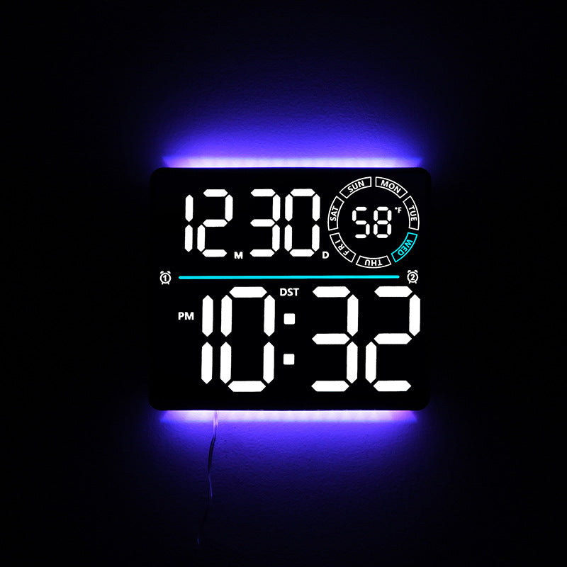 Digitale Wanduhr Brehn