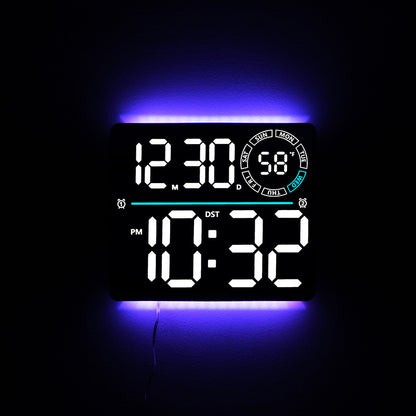 Digitale Wanduhr Brehn