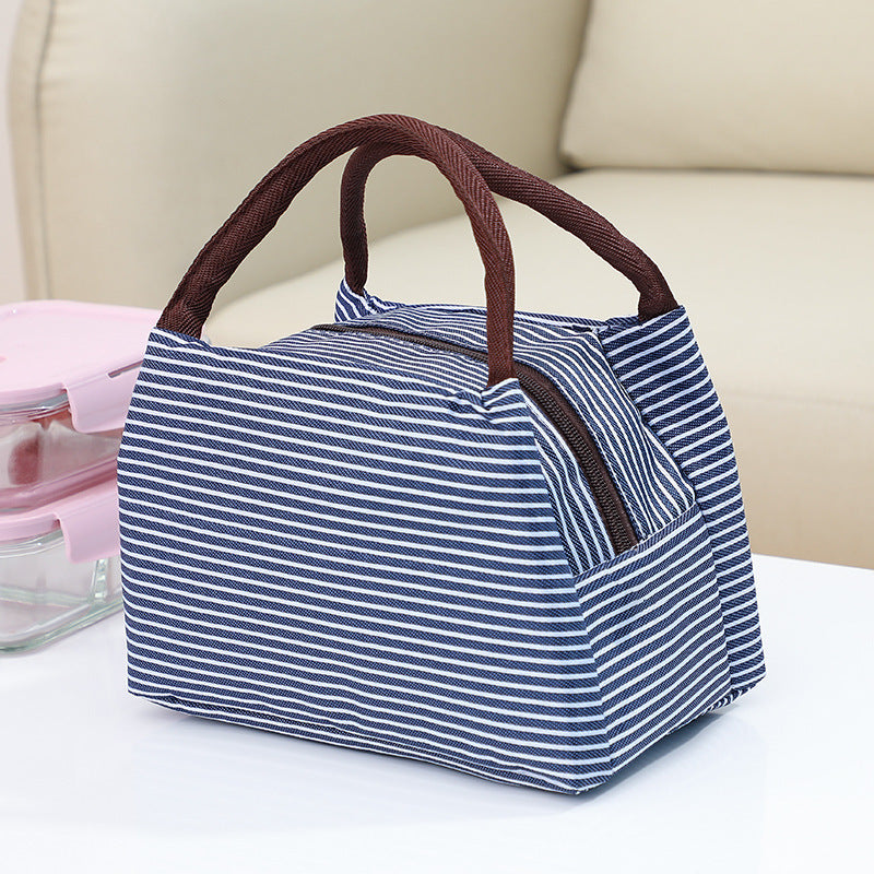 Isolierte gestreifte Lunch-Tasche Brehn