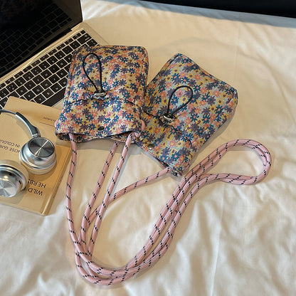 Blumenmuster Crossbody Pouch Tasche