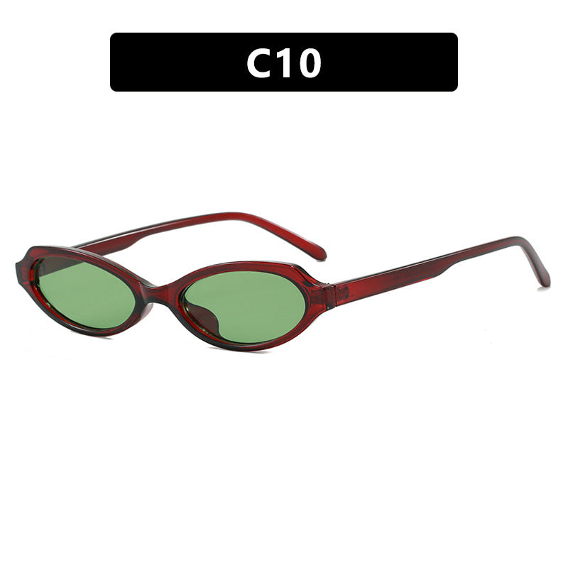 Damen elegante Sonnenbrille im stylischen Ovaldesign Brehn