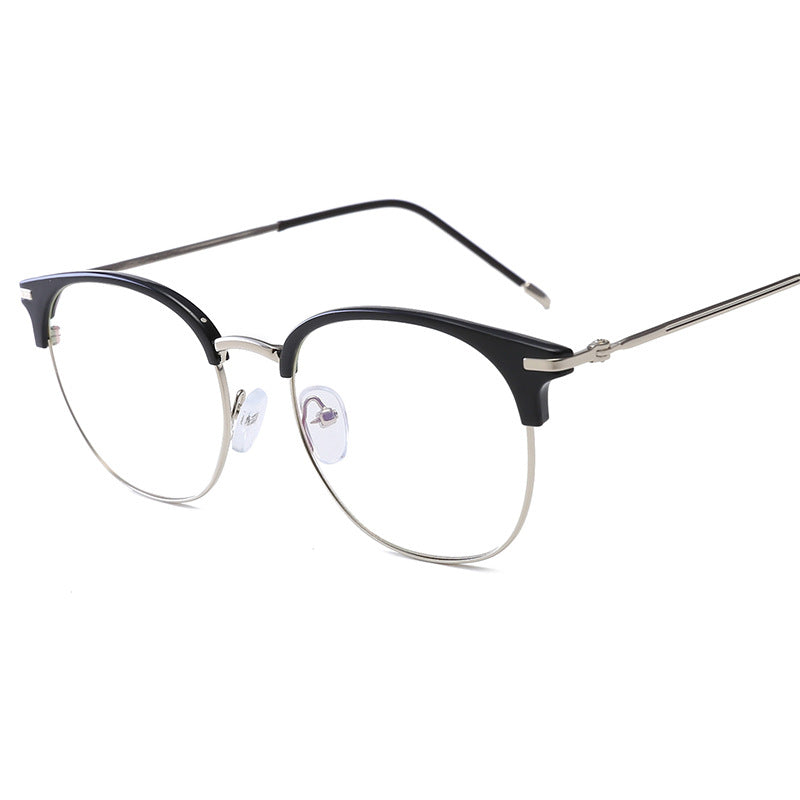 Damen modische cat-eye Brille mit filigranem Metallrahmen Brehn