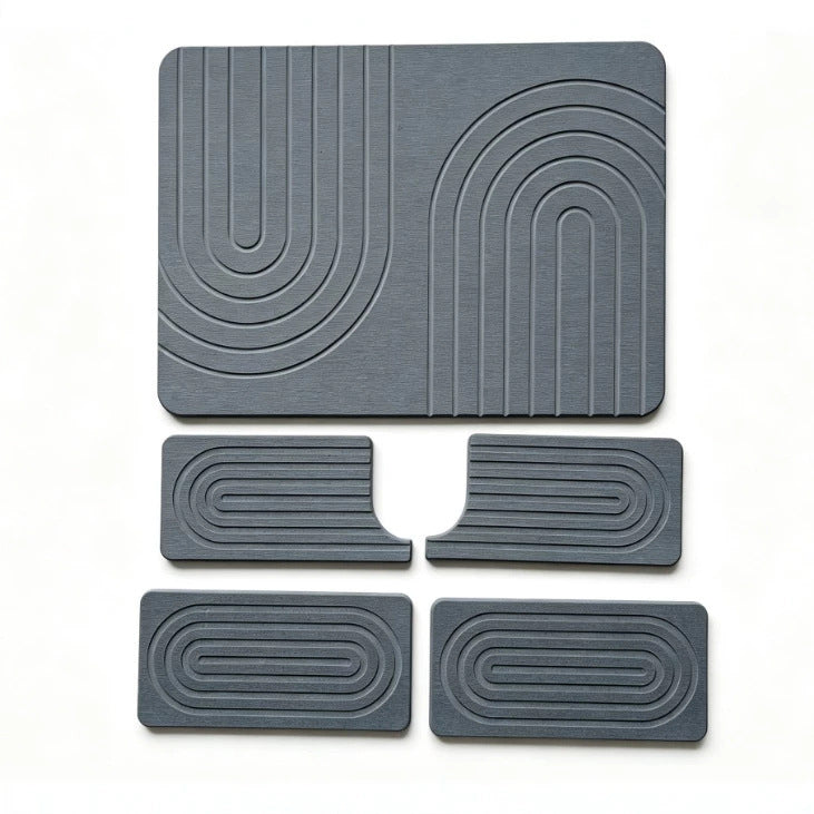 Multifunktionales Küchenoberflächenmatte-Set
