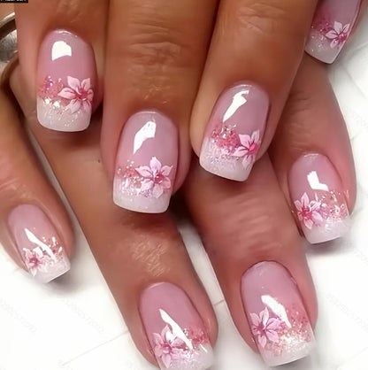 Blumenmuster Nagelkunst Set Brehn