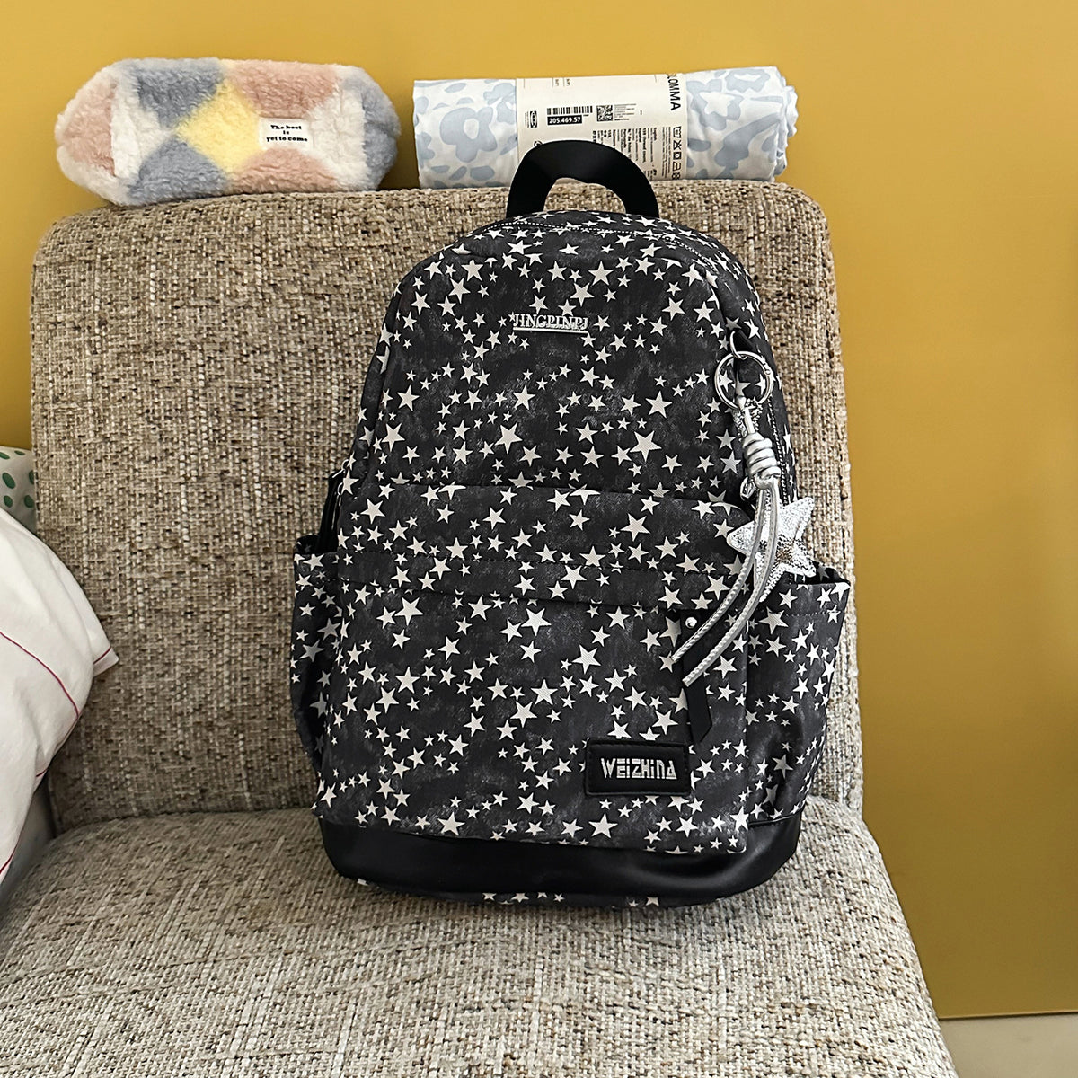 Stylische Stern-gedruckte Freizeit-Rucksack Brehn