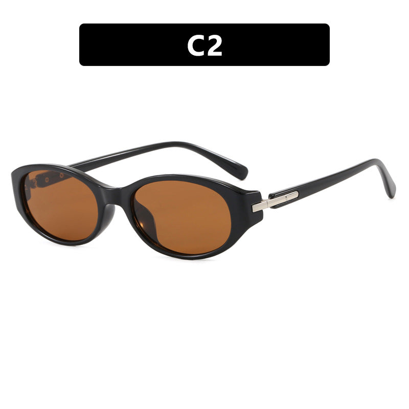Damen cat-eye Sonnenbrille mit robustem Rahmen und polarisierenden Gläsern Brehn
