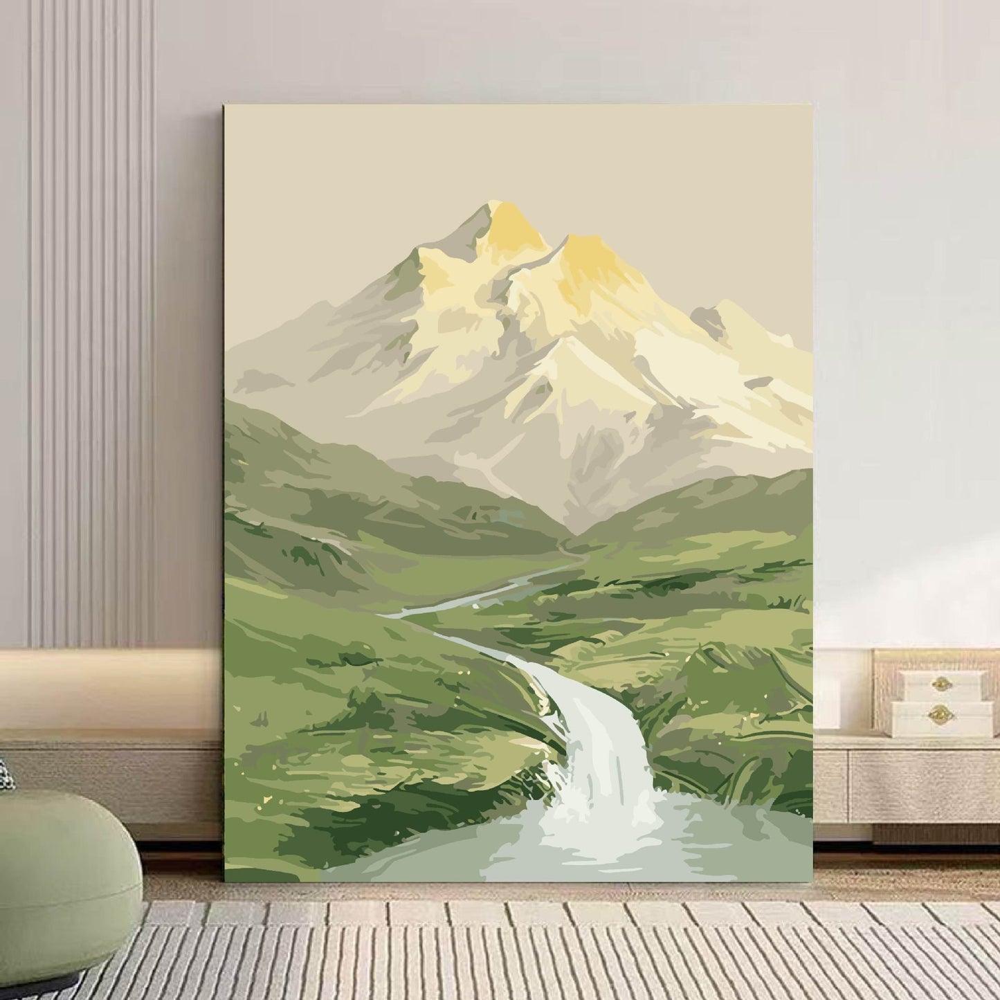 Szenische Berglandschaft Leinwand Kunst Brehn 1785768018