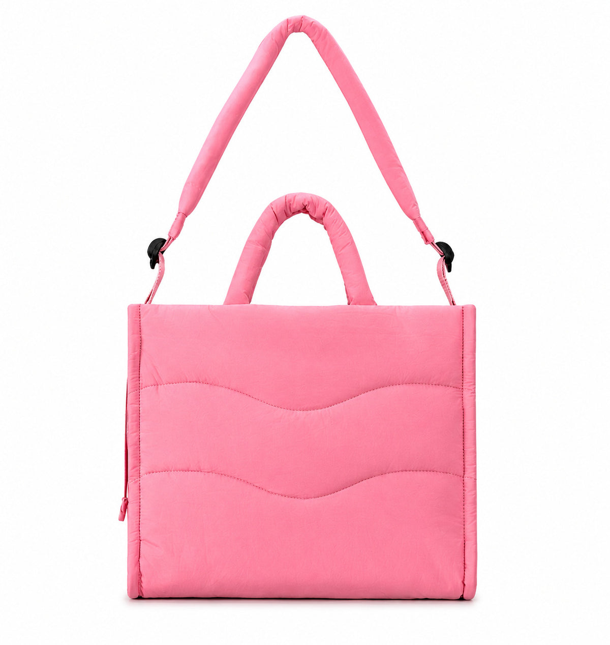Strukturiert gestepptes Tote Bag