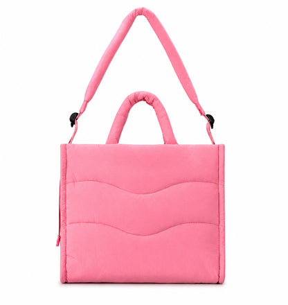 Strukturiert gestepptes Tote Bag