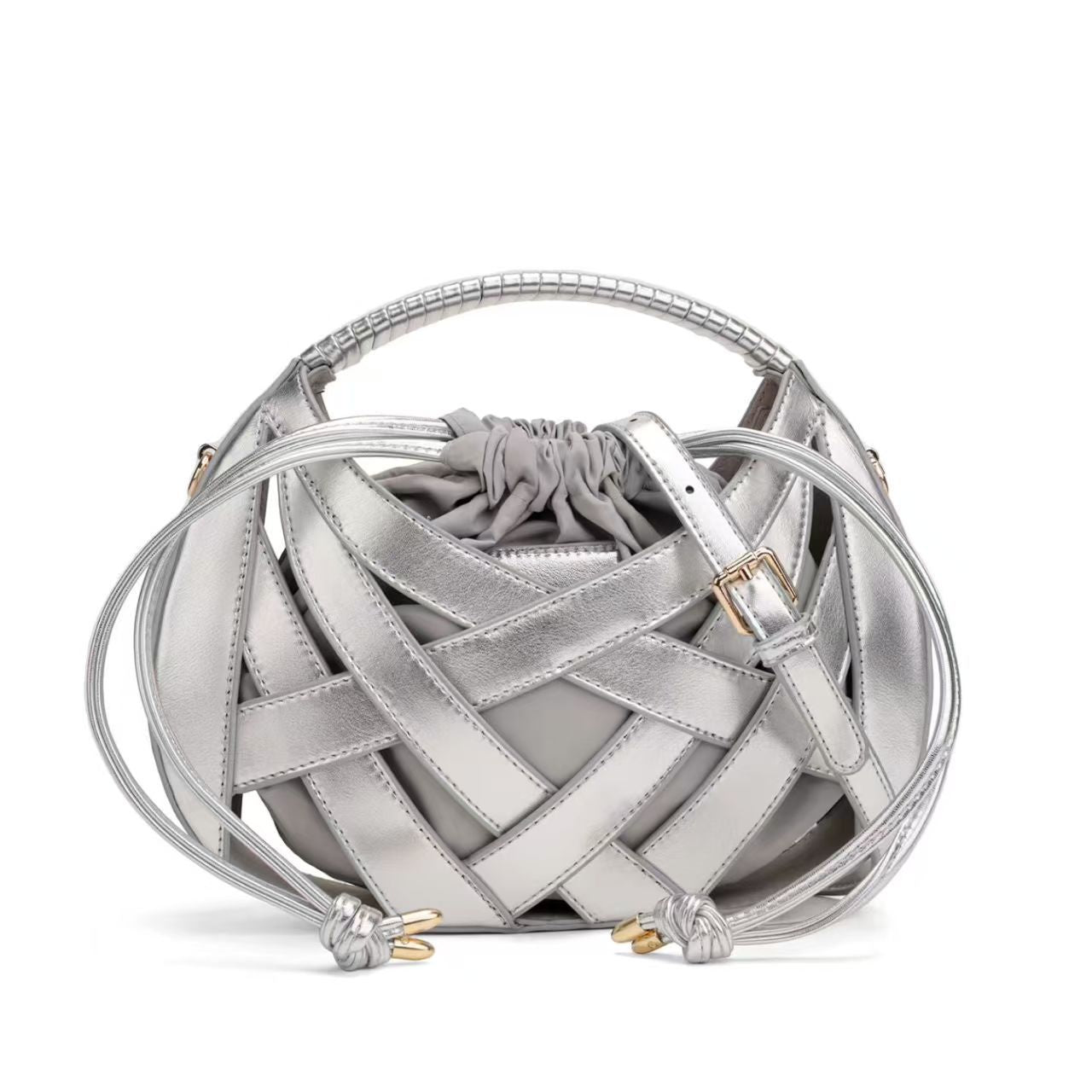 Chic Woven Handle Handtasche Brehn