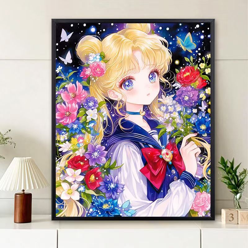 Verspielt Florales Charakter Kunstdruck Brehn