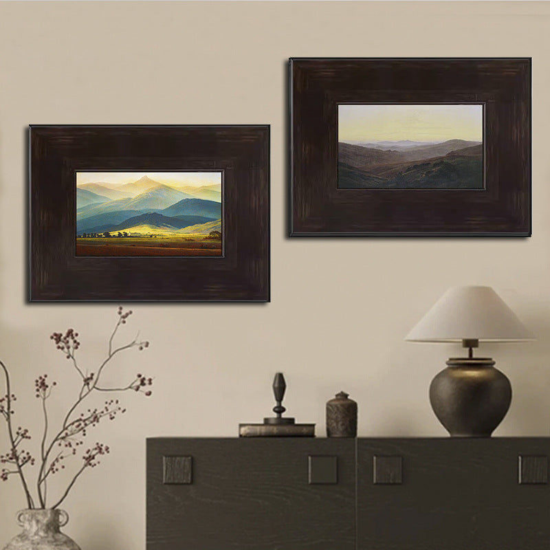 Gerahmtes Berglandschaft Kunstwerk