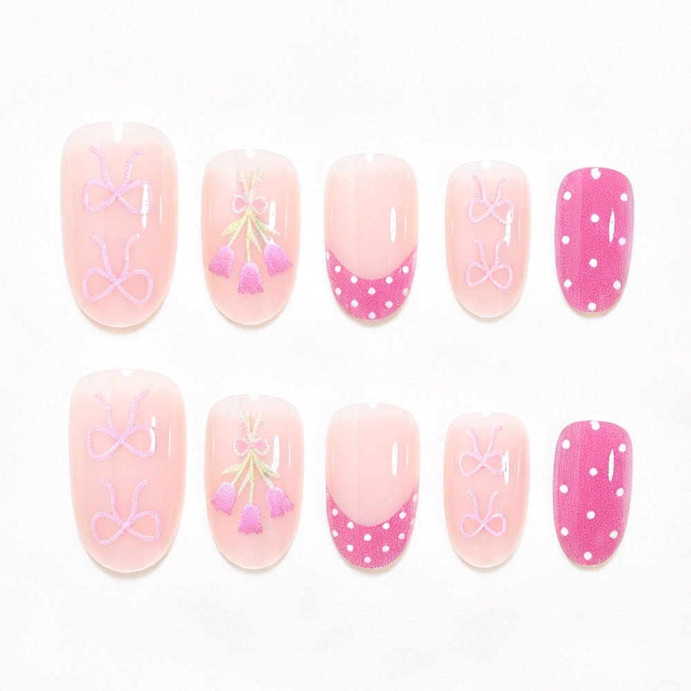 Künstlerisches Florales Nagelkunst Design Brehn