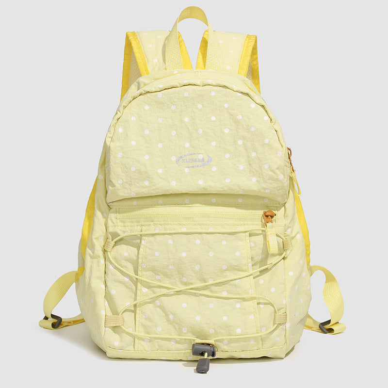 Trendy gepunkteter lässiger Rucksack Brehn