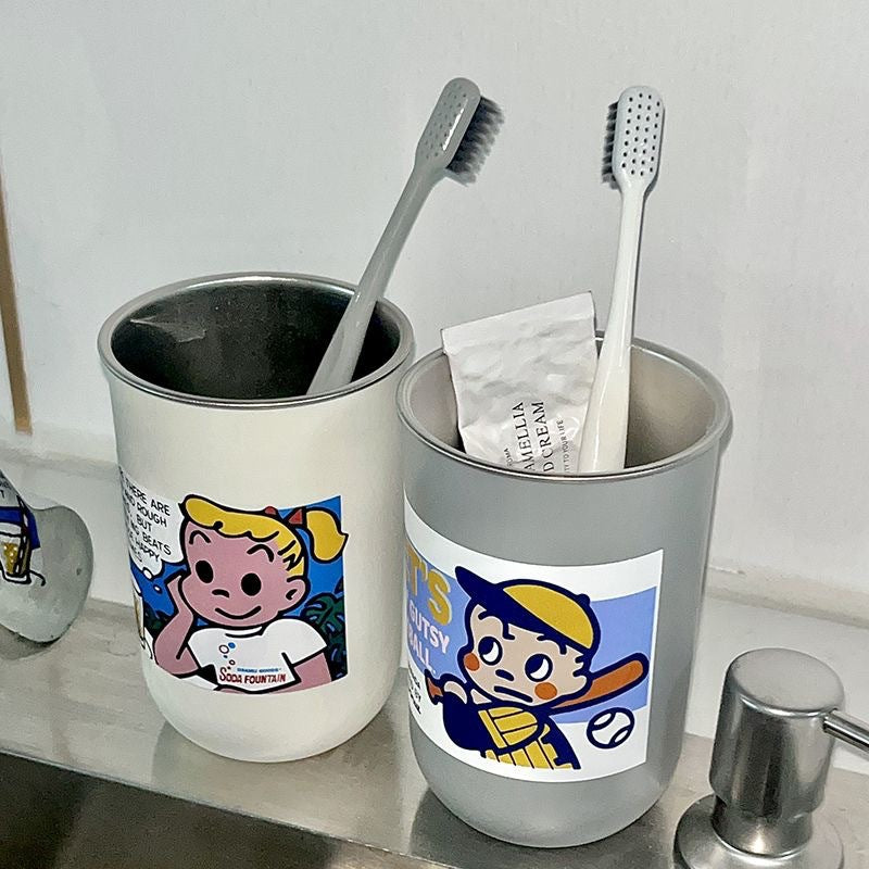 Zahnputzbecher mit Trendigem Kinderdesign Brehn