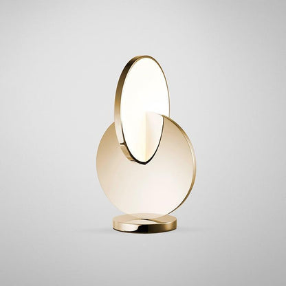 Künstlerische Tischlampe mit geometrischem Design