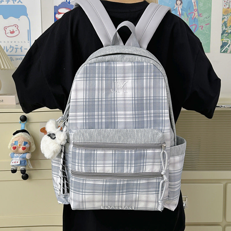 Multi-Taschen-Alltags-Schulrucksack Brehn