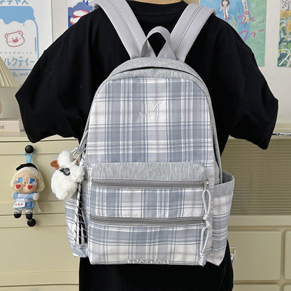 Multi-Taschen-Alltags-Schulrucksack Brehn