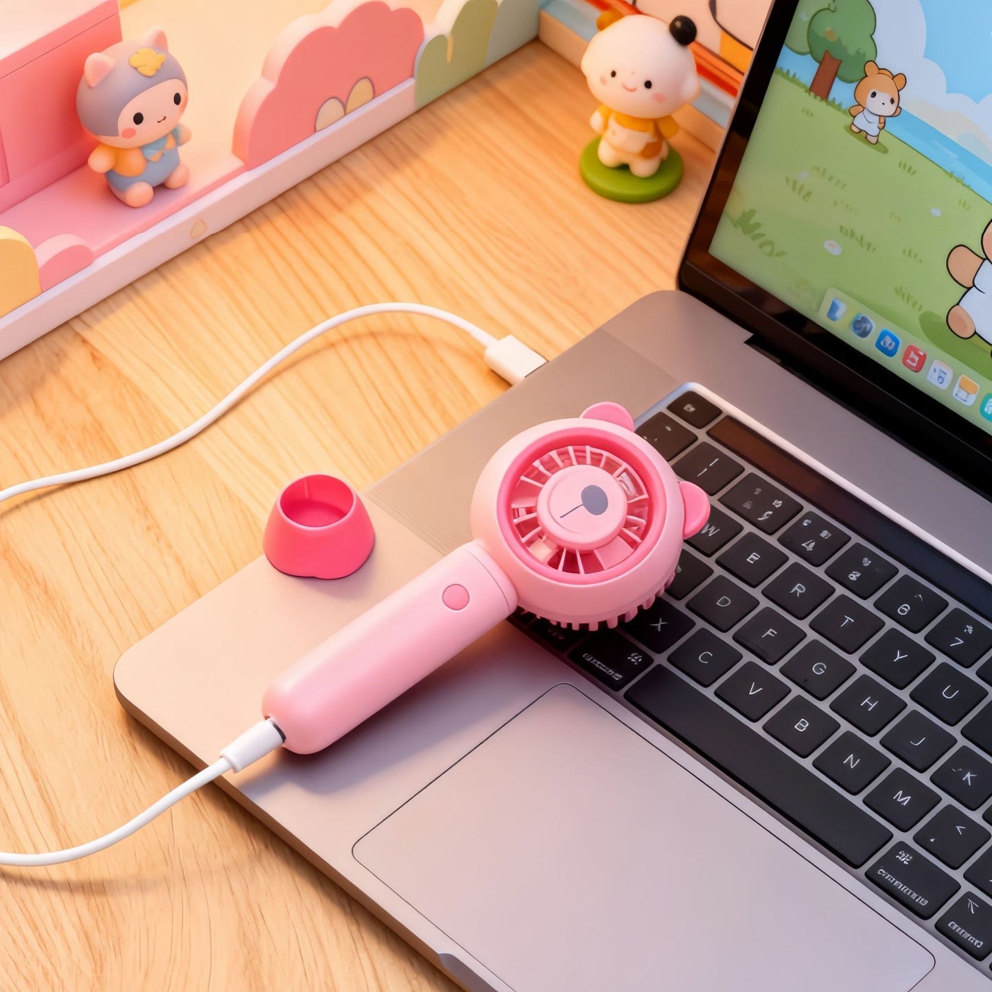 Unisex tragbarer Handventilator mit tierischem Design Brehn