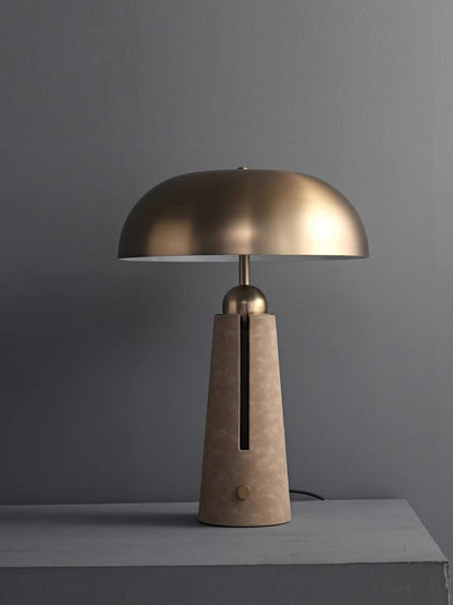 Zeitgenössische Tischlampe mit einzigartigem geometrischen Design