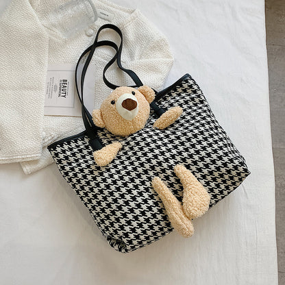 Fun Plush Bear Handtasche mit Griff