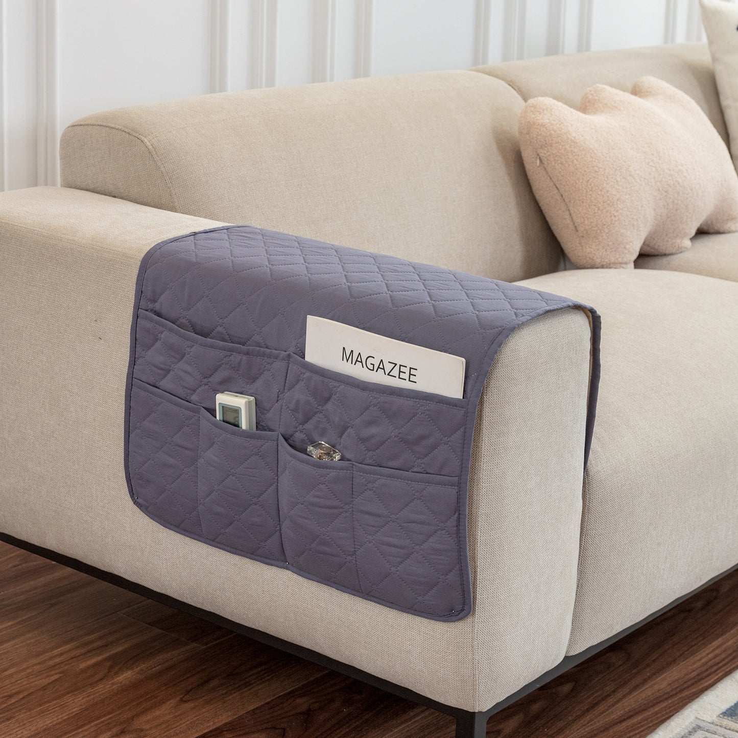 Eleganter Sofa-Organizer mit Mehrfachen Taschen Brehn