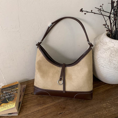 Wildleder Hobo Tasche