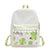 Verspielt gemusterter Schulrucksack