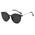 Damen modische Sonnenbrille mit goldenen Akzenten Brehn