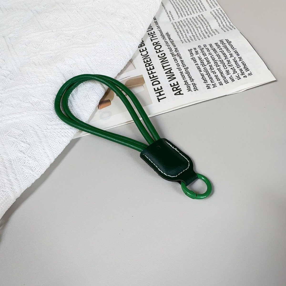 Premium Leder Schlüsselanhänger Halter Brehn