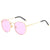 Überdimensionale Rundrahmen-Sonnenbrille