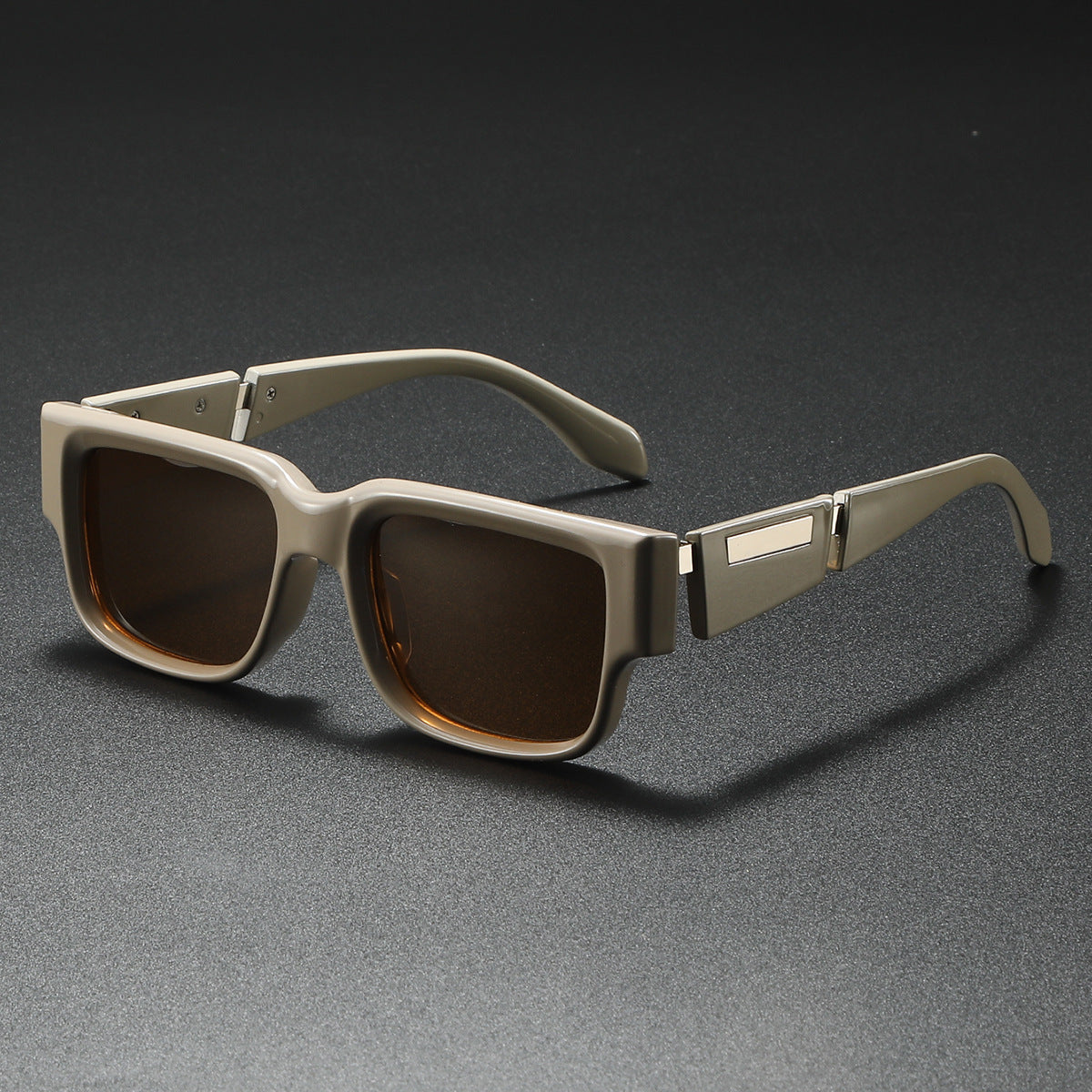 Damen Modische Oversized-Sonnenbrille mit elegantem Kunststoffrahmen Brehn