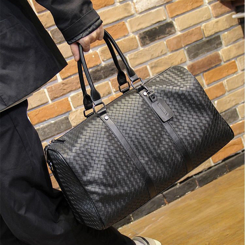 Stilvolle und Geräumige Reisetasche Im Eleganten Flechtdesign Brehn