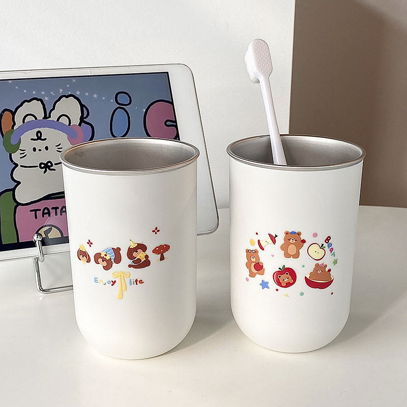 Edelstahlbecher mit Lustigem Tierdesign Brehn
