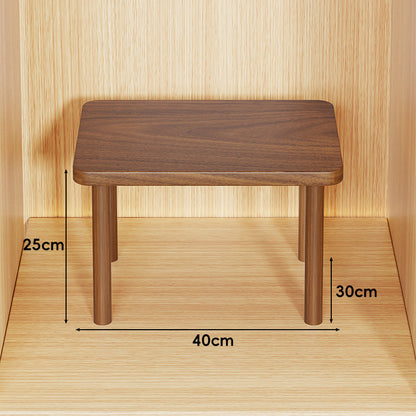 Verstellbarer Mehrhöhe Holz Monitorständer und Desktop Regal