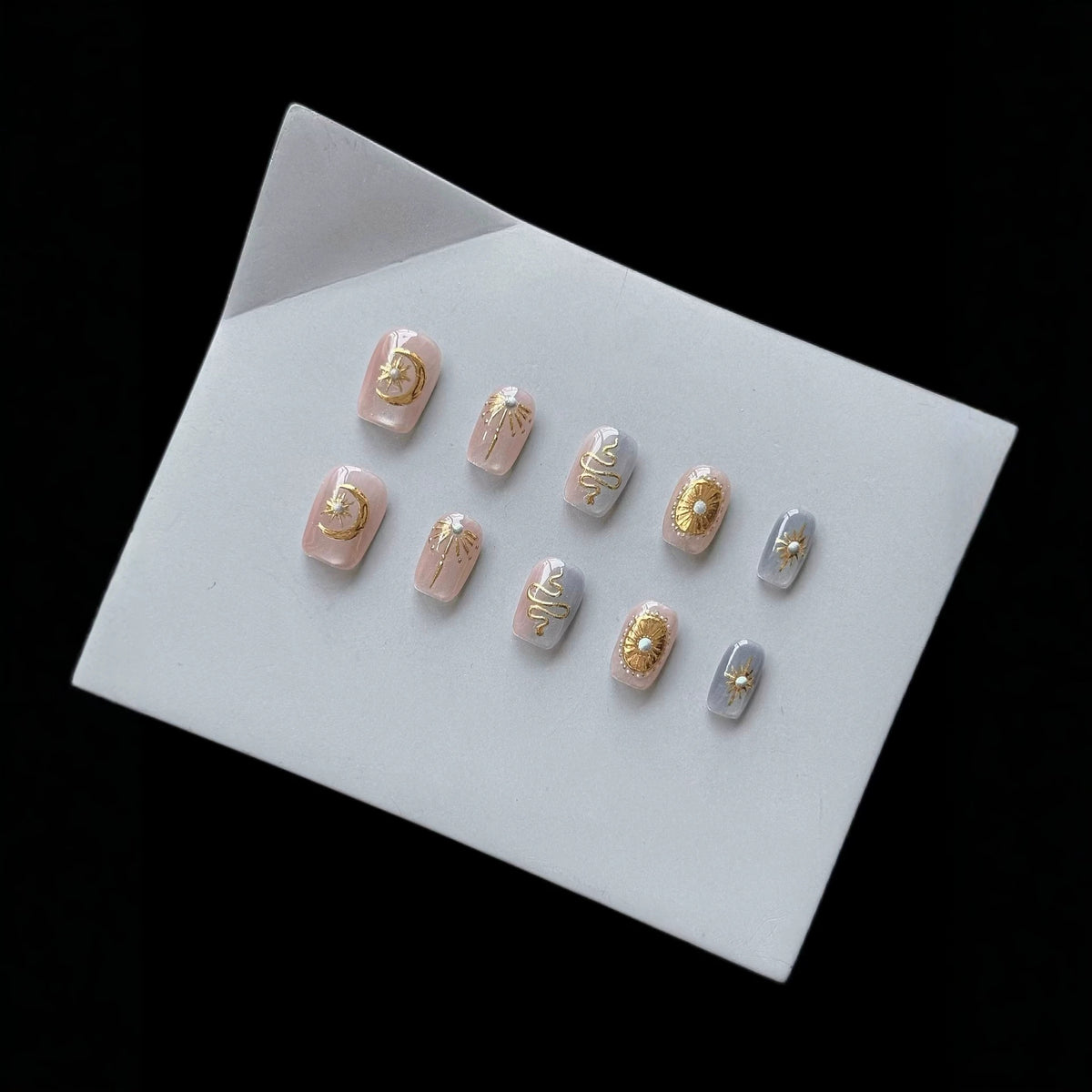 Himmels-inspirierte Press-On Nail Set