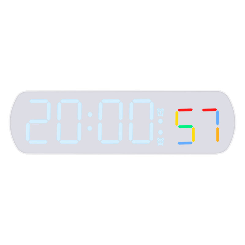 Digitaler Funkwecker mit mehrfarbigem LED-Display Brehn
