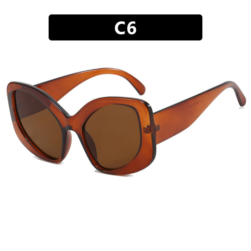 Damen elegante Oversized-Sonnenbrille mit markantem Design Brehn