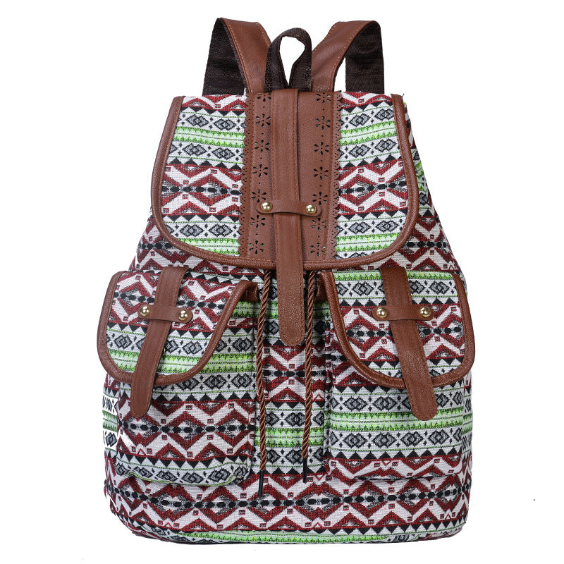 Bohemian Ethnischer Druck Rucksack Brehn