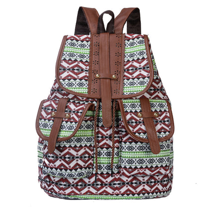 Bohemian Ethnischer Druck Rucksack Brehn