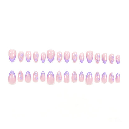 Blumenmuster Acryl Nagelverstärkungen Brehn