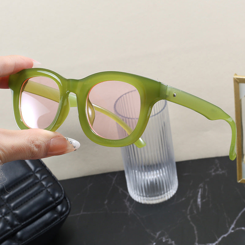 Damen Sonnenbrille im modernen, quadratischen Design Brehn