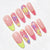 Blumen Design Gel Nagel Kunst Tipps Brehn